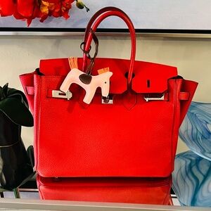 Vibrant Red Women's Satchel